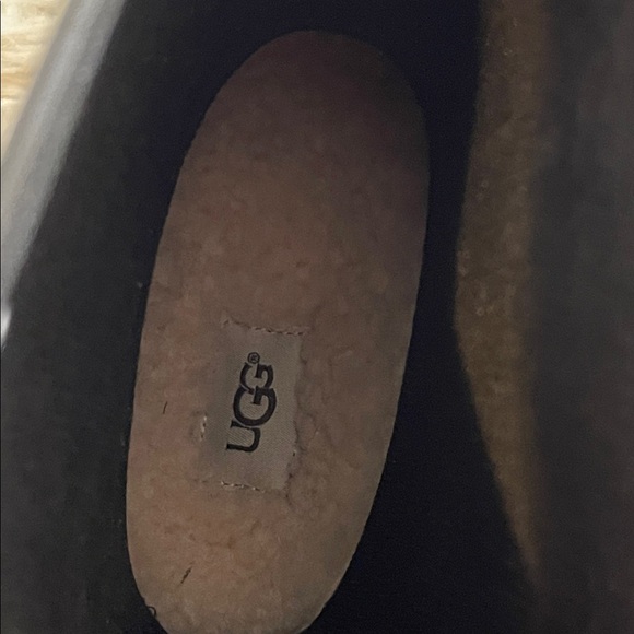 UGG Sienna Matte Rain Rubber Boots Slip On Black 1100510 Size 9 Warm & Cozy NEW - Picture 12 of 15